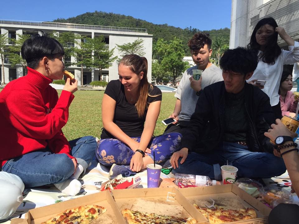 Group of Students in The Chinese Language Center (CLC) of Shih Chien University 